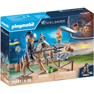 Playmobil 71297 Chevalier Novelmore et Accessoires d'entrainement - Plongez dans Une Aventure chevaleresque avec Arme et cibles - Chevalier - Histoire & Imaginaire - Dès 4 Ans
