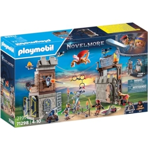 Playmobil 71298 Tournoi des Chevaliers Novelmore - avec Deux Personnages, Un Dragon, Deux tourelles, des cibles et des Accessoires - Chevalier - Histoire & Imaginaire - Dès 4 Ans
