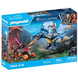 Playmobil 71644 Combattants avec Dragons et Canon - Novelmore - Comprenant Un Dragon articulé, Deux Chevaliers et des Accessoires pour des Aventures épiques - Dès 4 Ans