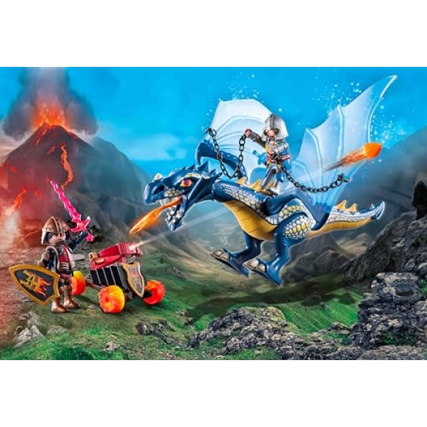 Personnage Playmobil Chevalier Dragon Moyen âge Novelmore - Occasion, Thème Château, 8-11 Ans