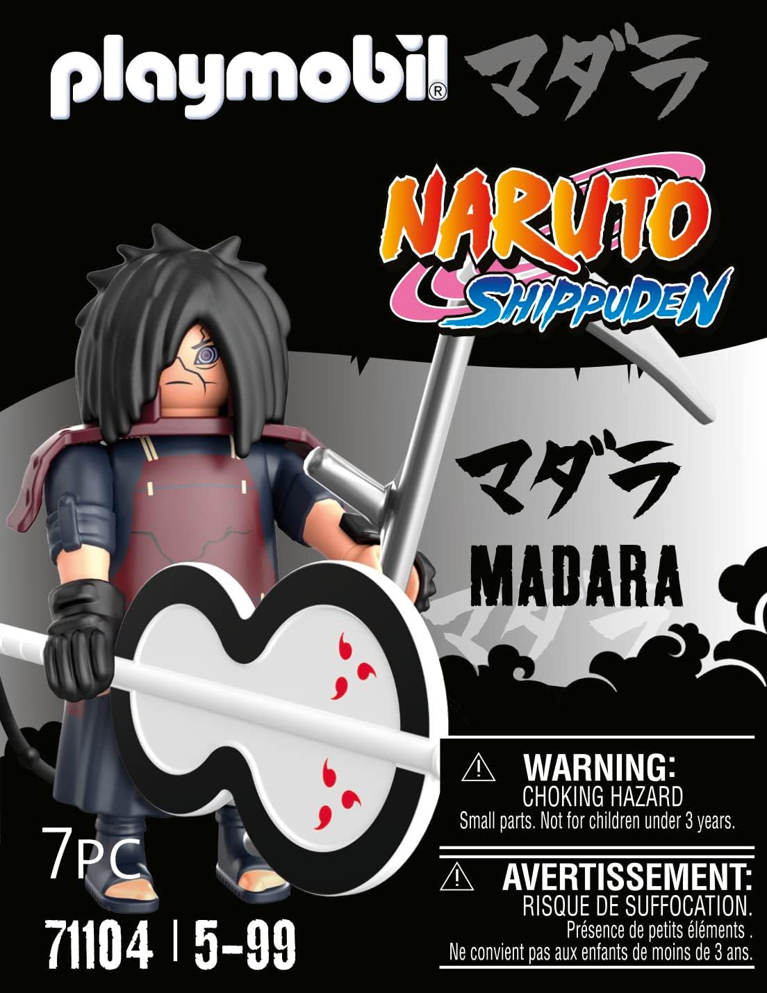 Playmobil 71104 Madara - Naruto - Héros Issu de la série d'anime - pour reconstituer des scènes légendaires ou Inventer de Nouvelles Histoires - Dès 5 Ans – Image 3