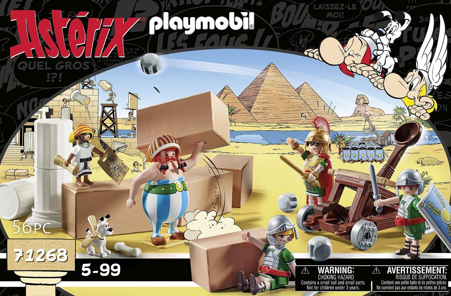 Playmobil 71268 Astérix : Numérobis et la Bataille du Palais - avec Cinq Personnages et des Accessoires - Les Aventures d'Obélix - Histoire & Imaginaire - Dès 5 Ans – Image 4
