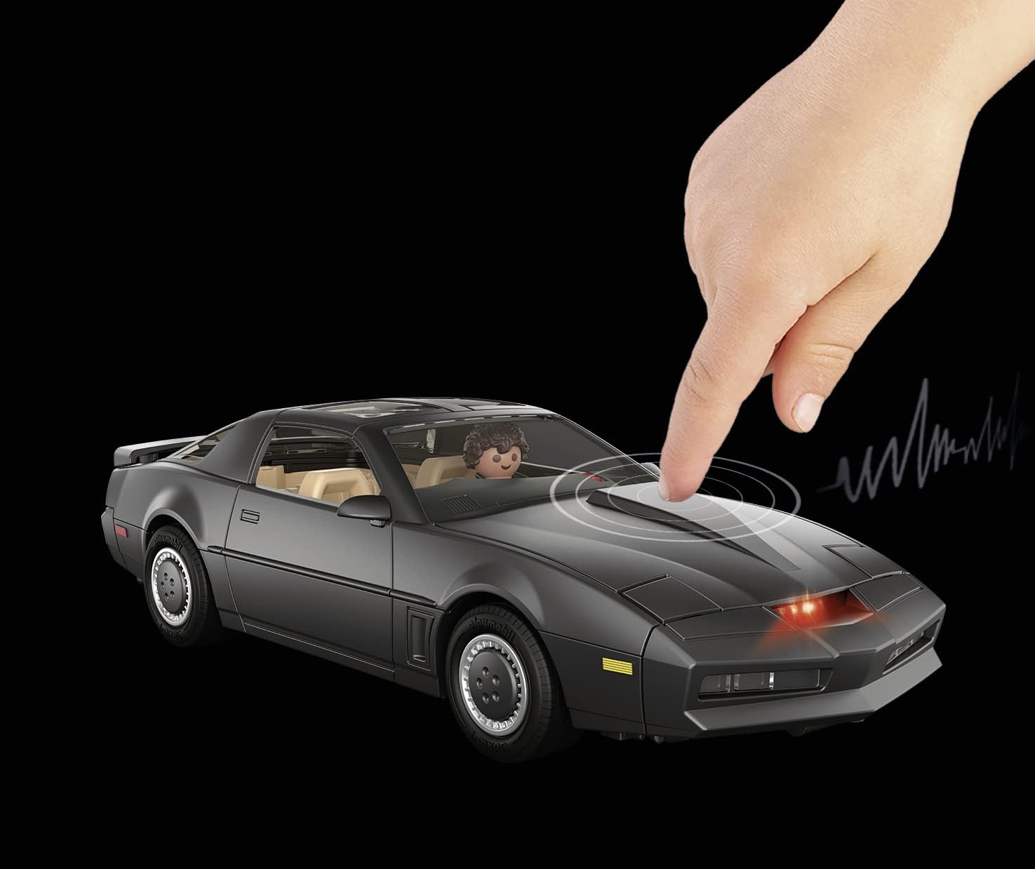 Playmobil 70924 Knight Rider - K.I.T.T., Le véhicule emblématique de la série K2000, pour Les Fans de Knight Rider et Les Enfants, Dès 5 Ans – Image 4