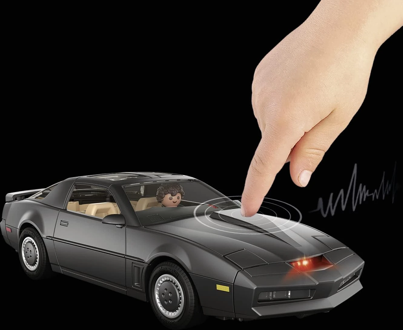 Playmobil 70924 Knight Rider - K.I.T.T., Le véhicule emblématique de la série K2000, pour Les Fans de Knight Rider et Les Enfants, Dès 5 Ans – Image 4