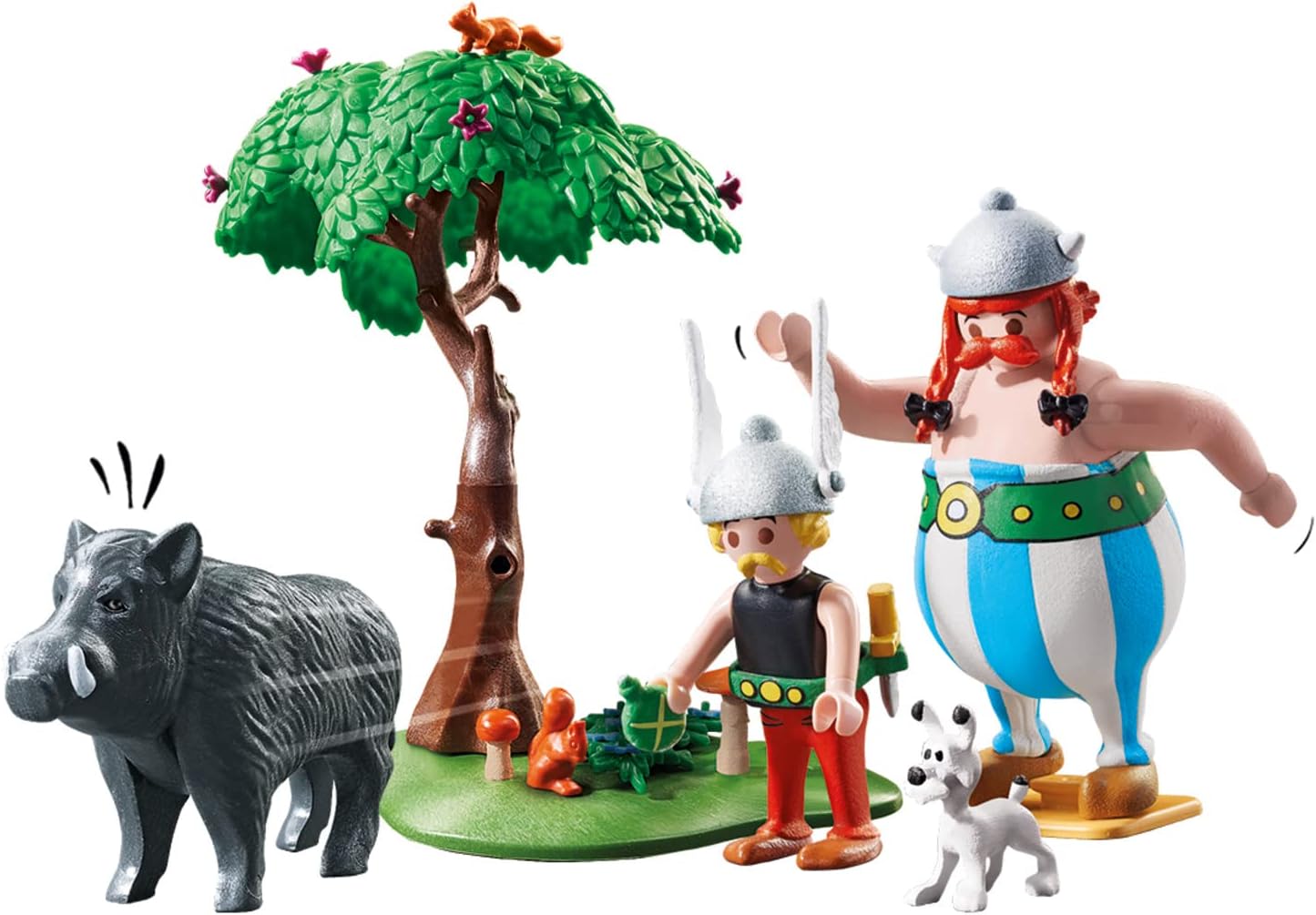 Playmobil 71160 Astérix : La Chasse au Sanglier - avec Les Gaulois Astérix, Obélix, Idéfix Le fidèle Compagnon d'Obélix et Un Sanglier - Dès 5 Ans – Image 7