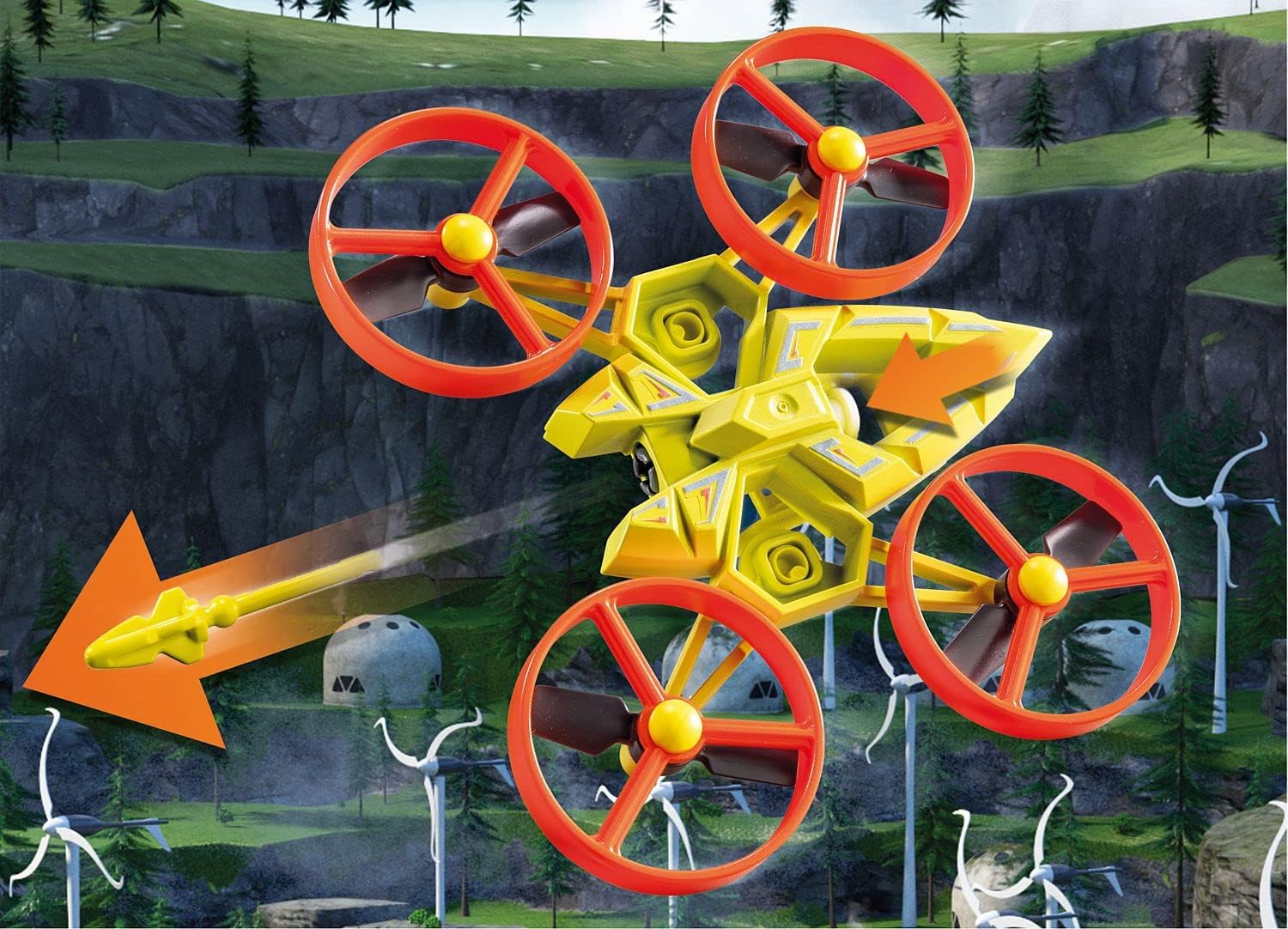 Playmobil 71084 Dragons: Les Neufs Royaumes - Labo Icaris - Dragons Nine Realms - avec Deux Personnages, Un Dragon, Un Drone avec Canon Fonctionnel et Le Laboratoire Icaris - Dès 4 Ans – Image 7