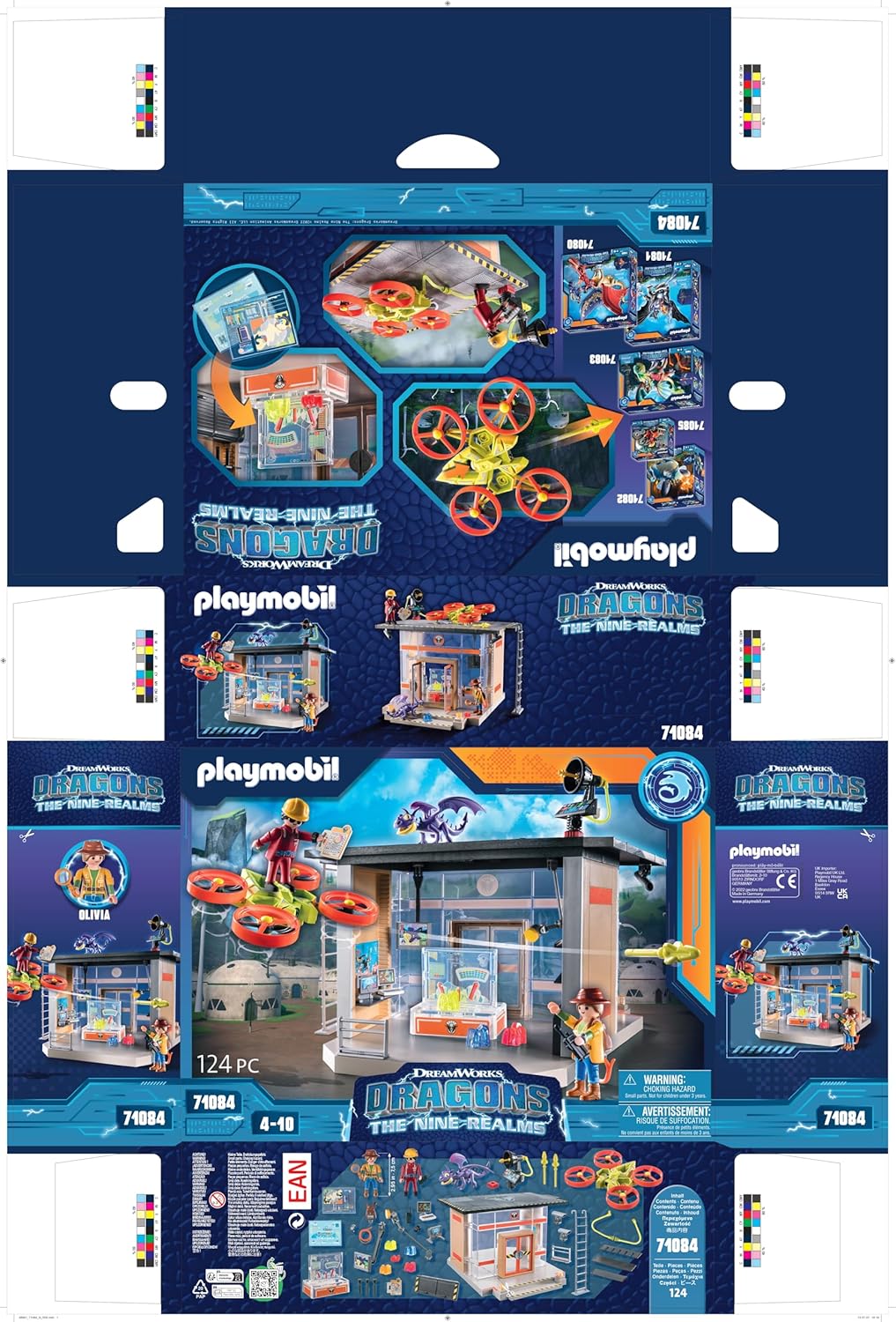 Playmobil 71084 Dragons: Les Neufs Royaumes - Labo Icaris - Dragons Nine Realms - avec Deux Personnages, Un Dragon, Un Drone avec Canon Fonctionnel et Le Laboratoire Icaris - Dès 4 Ans – Image 9