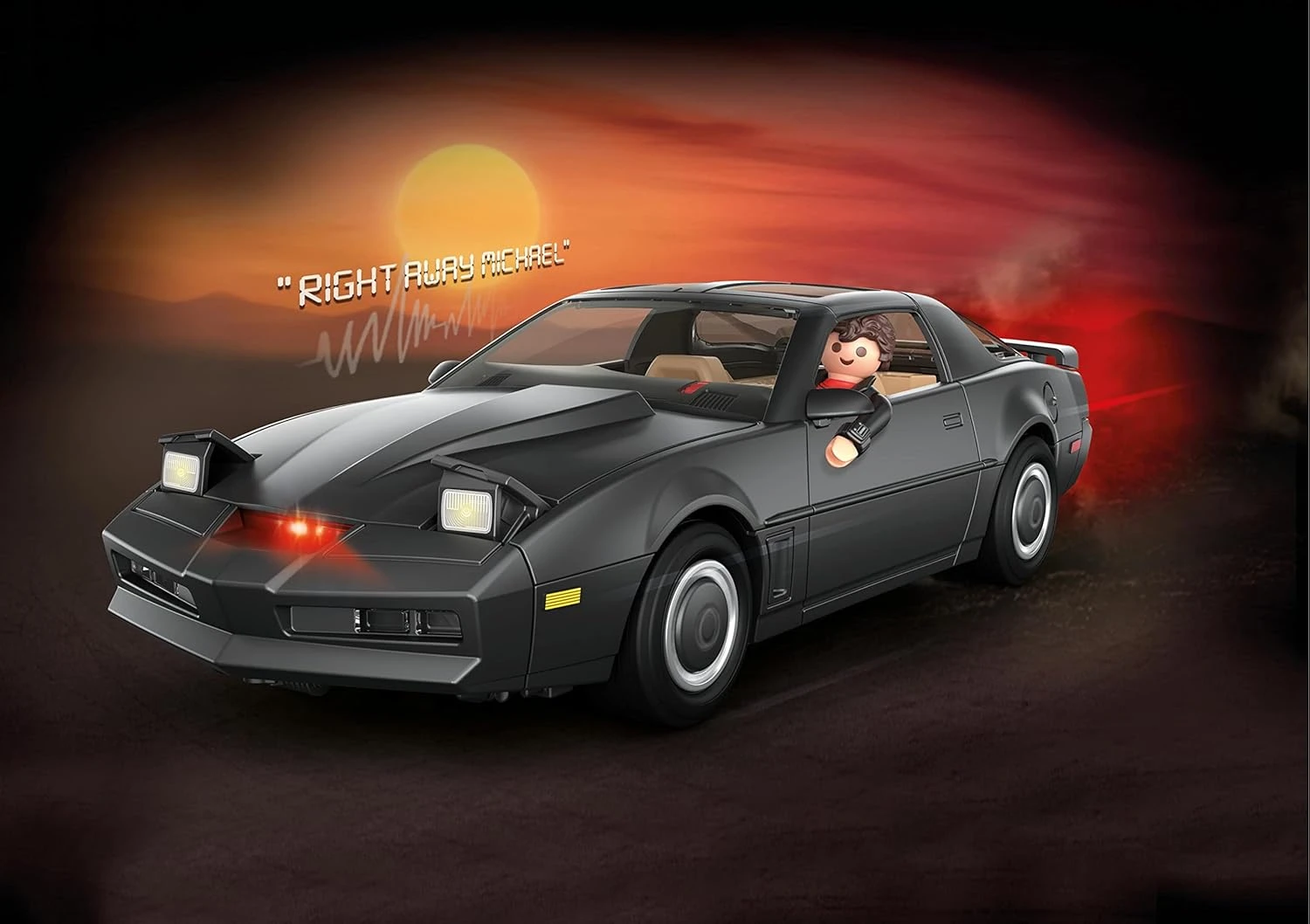 Playmobil 70924 Knight Rider - K.I.T.T., Le véhicule emblématique de la série K2000, pour Les Fans de Knight Rider et Les Enfants, Dès 5 Ans – Image 2