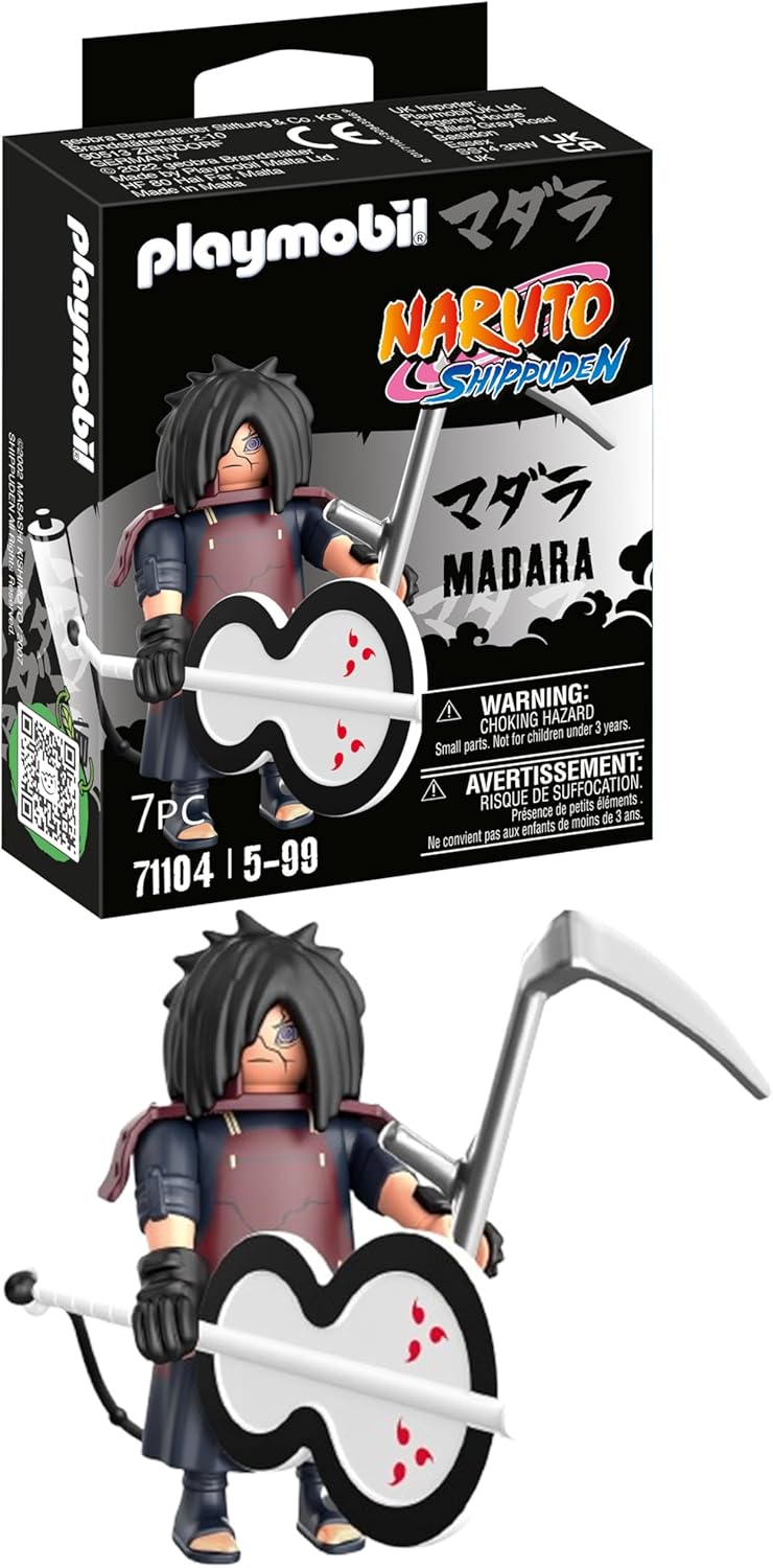 Playmobil 71104 Madara - Naruto - Héros Issu de la série d'anime - pour reconstituer des scènes légendaires ou Inventer de Nouvelles Histoires - Dès 5 Ans
