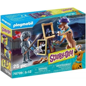 Playmobil SCOOBY-DOO! 70709 Adventure with Black Knight, for Children Ages 5+