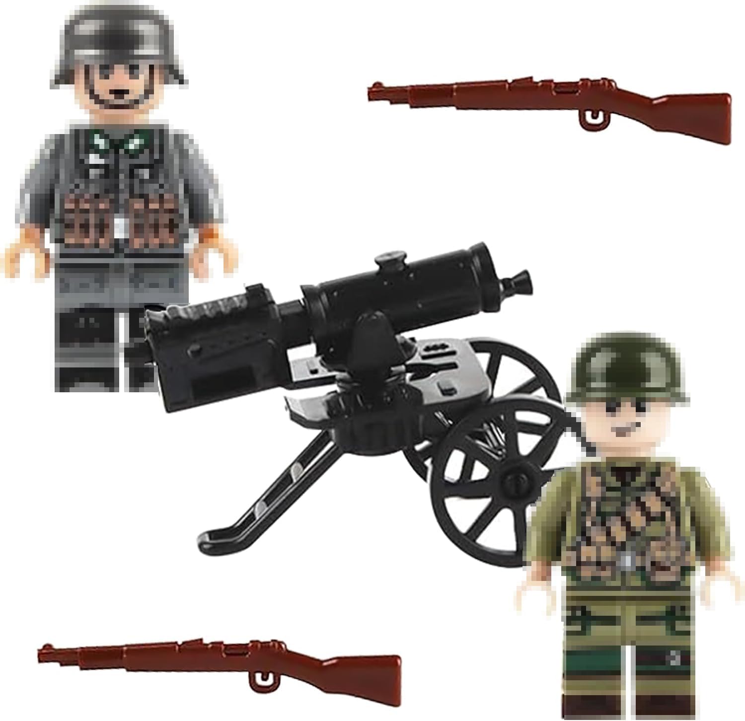 Lot de 50 Figurines Soldats Militaires Novelmore – Image 4