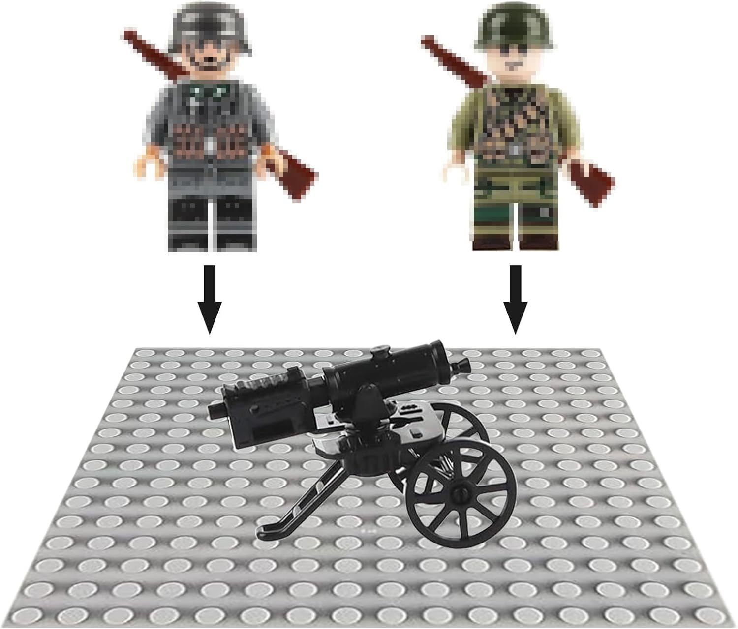 Lot de 50 Figurines Soldats Militaires Novelmore – Image 7
