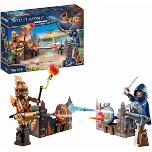 Duel Chevalier Novelmore et Burnham Raider - Deux Personnages et Accessoires