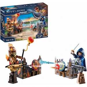 Duel Chevalier Novelmore et Burnham Raider - Deux Personnages et Accessoires