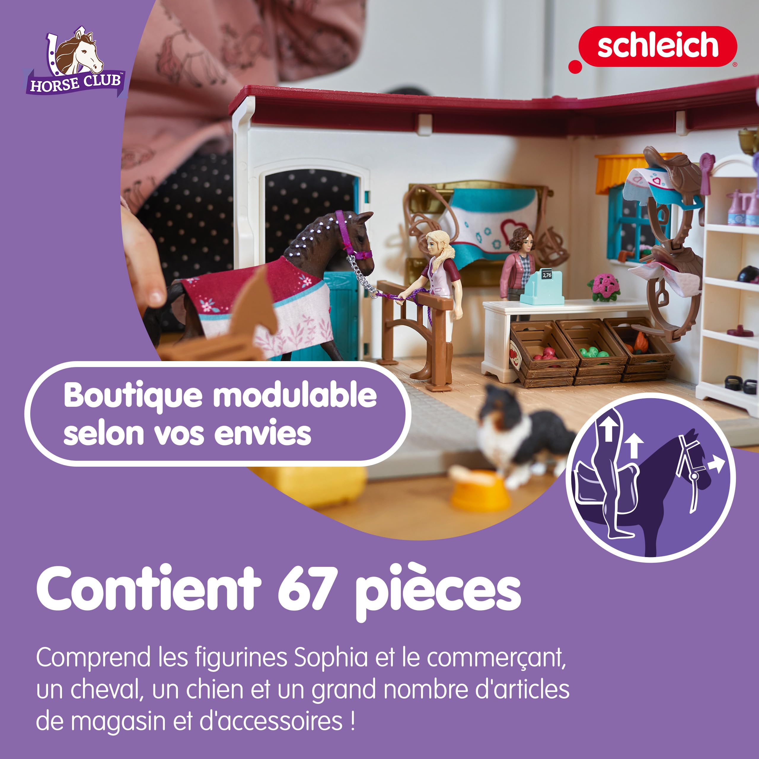 Coffret Novelmore Boutique d'équitation pour Chevaux avec 67 éléments – Image 5