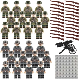 Lot de 50 Figurines Soldats Militaires Novelmore