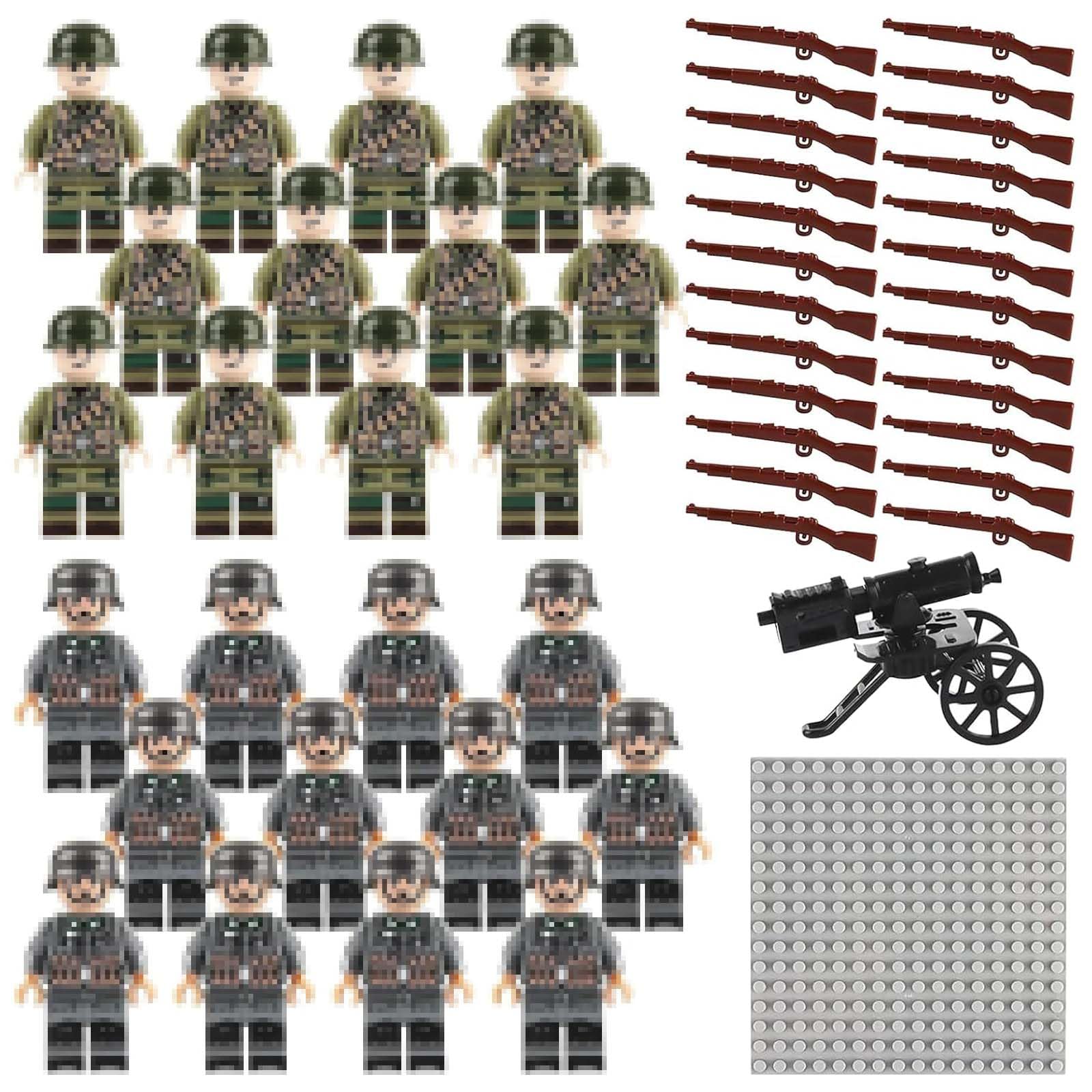 Lot de 50 Figurines Soldats Militaires Novelmore