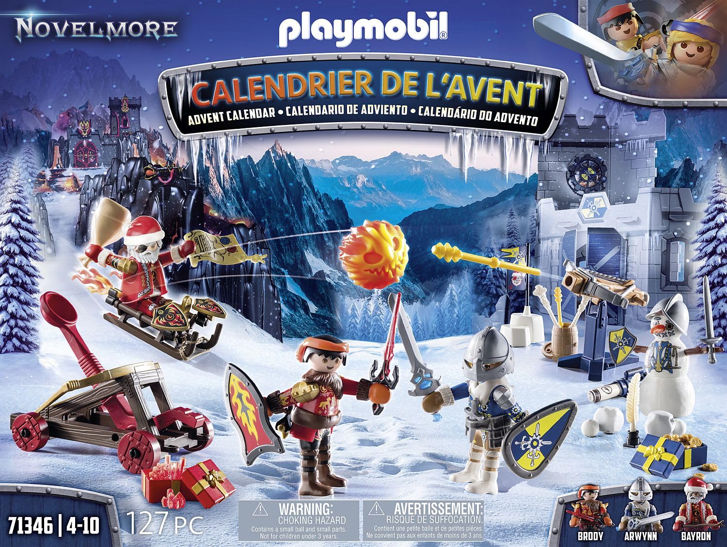 Calendrier de l'Avent Novelmore Noël chevaliers 24 fenêtres – Image 4