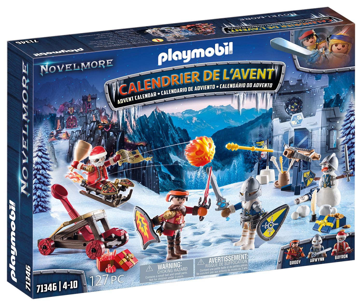 Calendrier de l'Avent Novelmore Noël chevaliers 24 fenêtres – Image 2