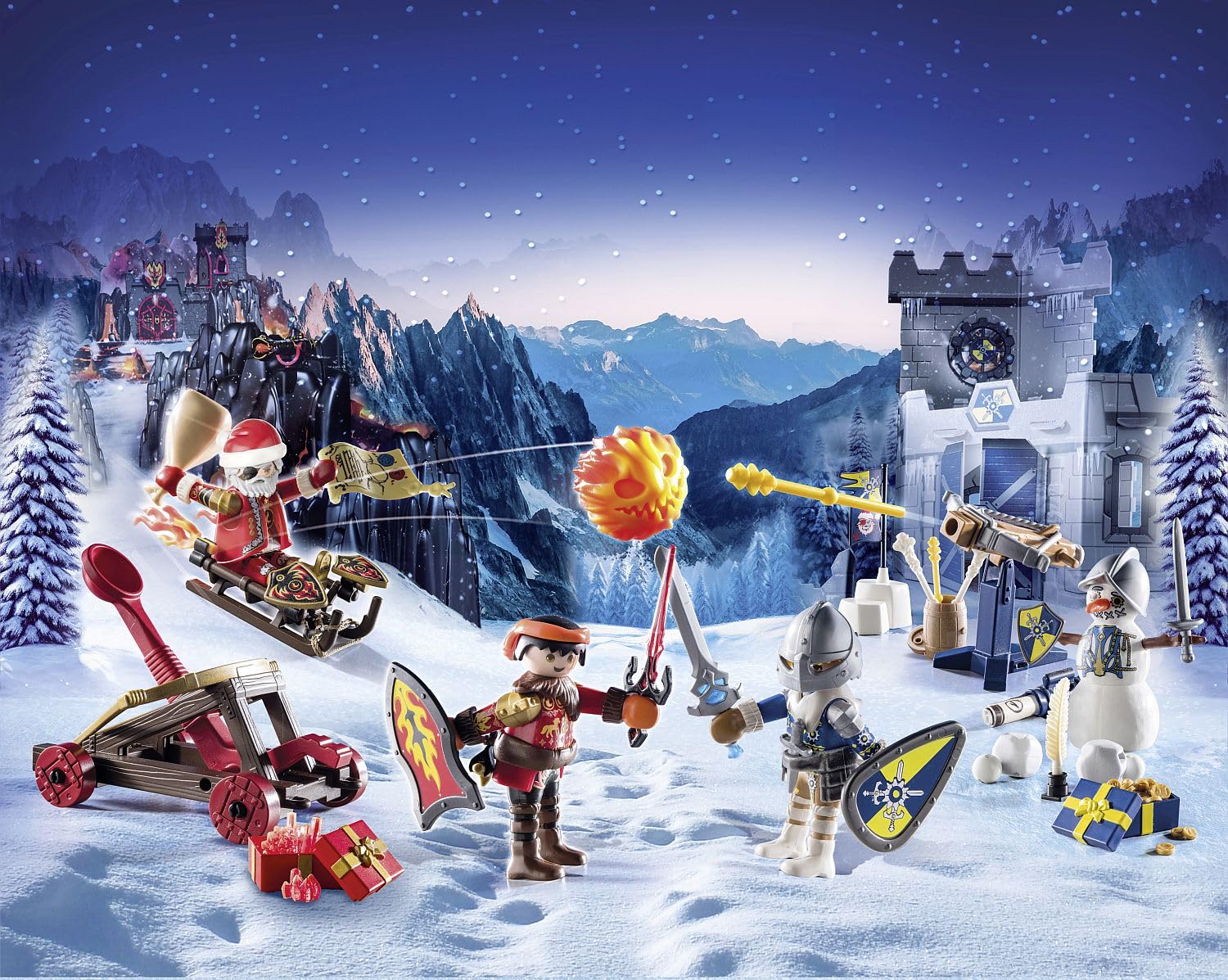 Calendrier de l'Avent Novelmore Noël chevaliers 24 fenêtres – Image 3