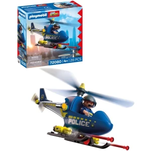 Hélicoptère de Police Novelmore City Action avec Policier et Rotors Rotatifs