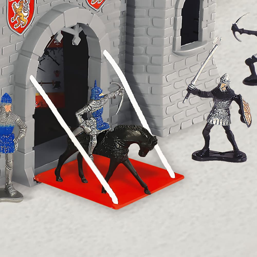 Château Noir Novelmore Forteresse avec Figurines Chevaliers et Dragon – Image 5