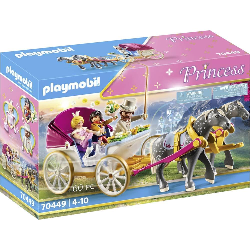 Calèche Novelmore Princesse Betty et Prince Freddy avec chevaux