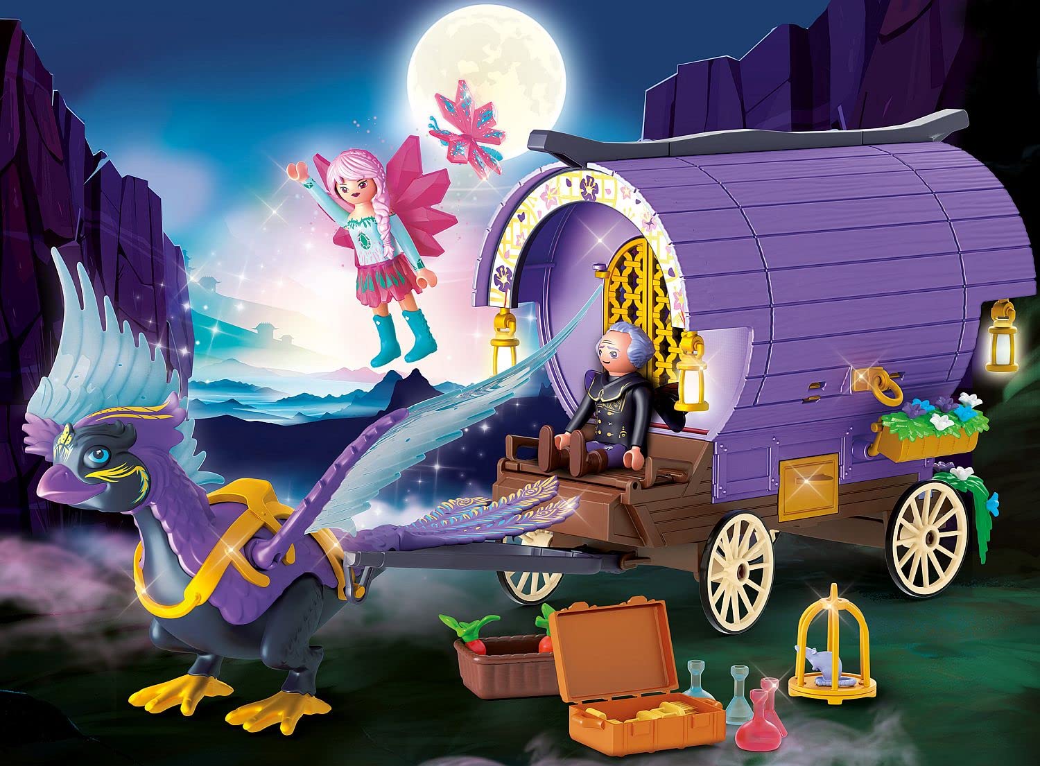 Chariot Novelmore avec fée et phénix – Image 2
