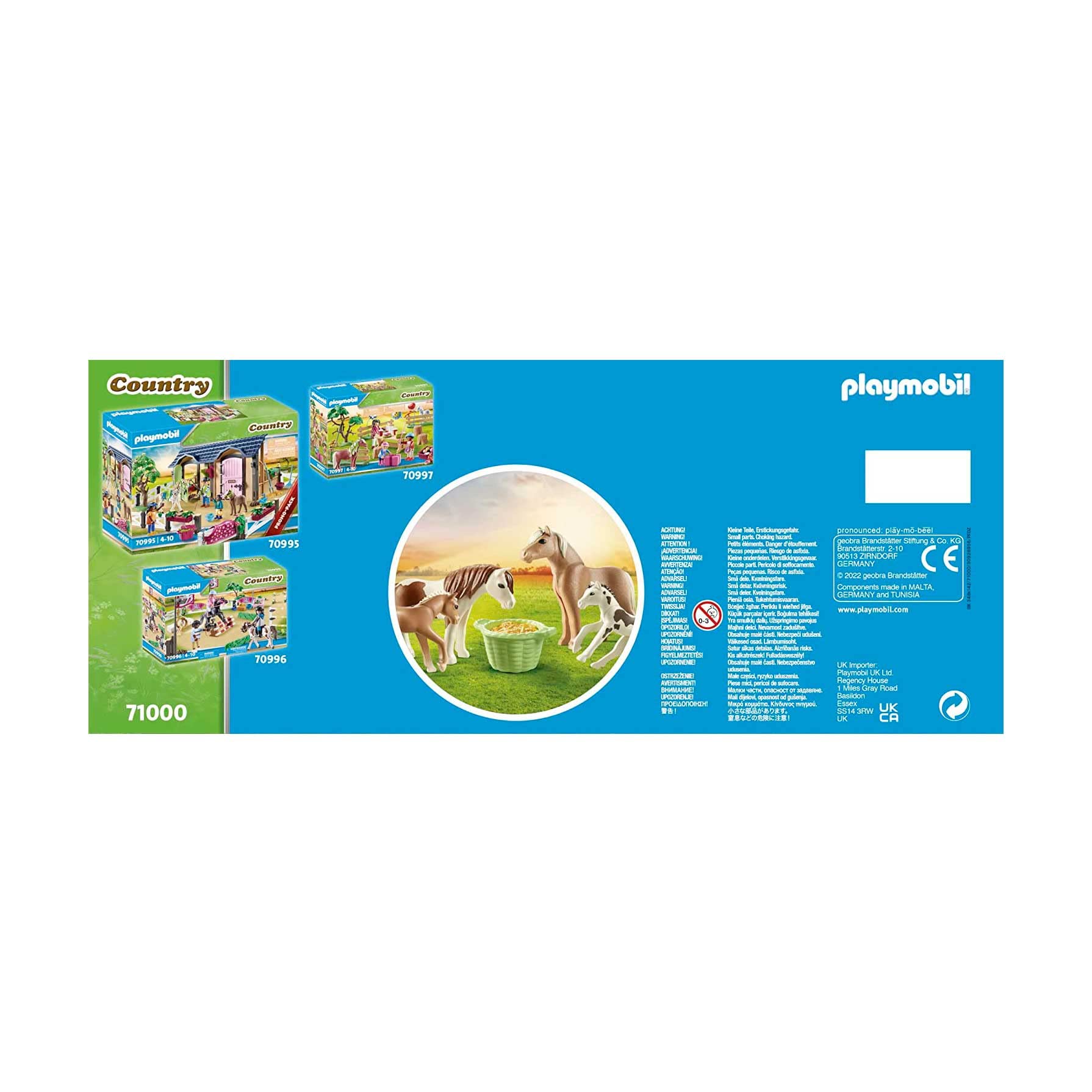 Set Novelmore 2 poneys islandais et poulains avec foin – Image 5