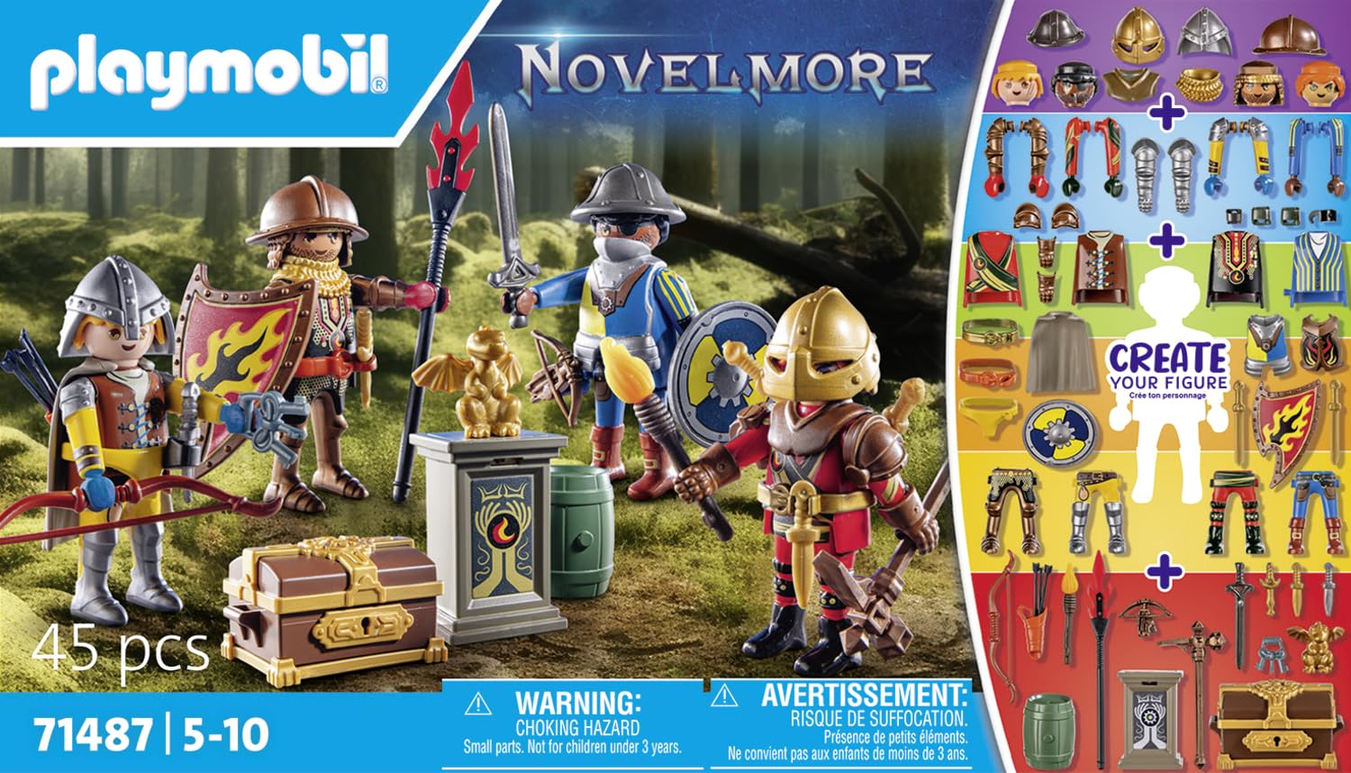 Coffret Novelmore My Figures Chevaliers 4 Personnages Personnalisables – Image 4
