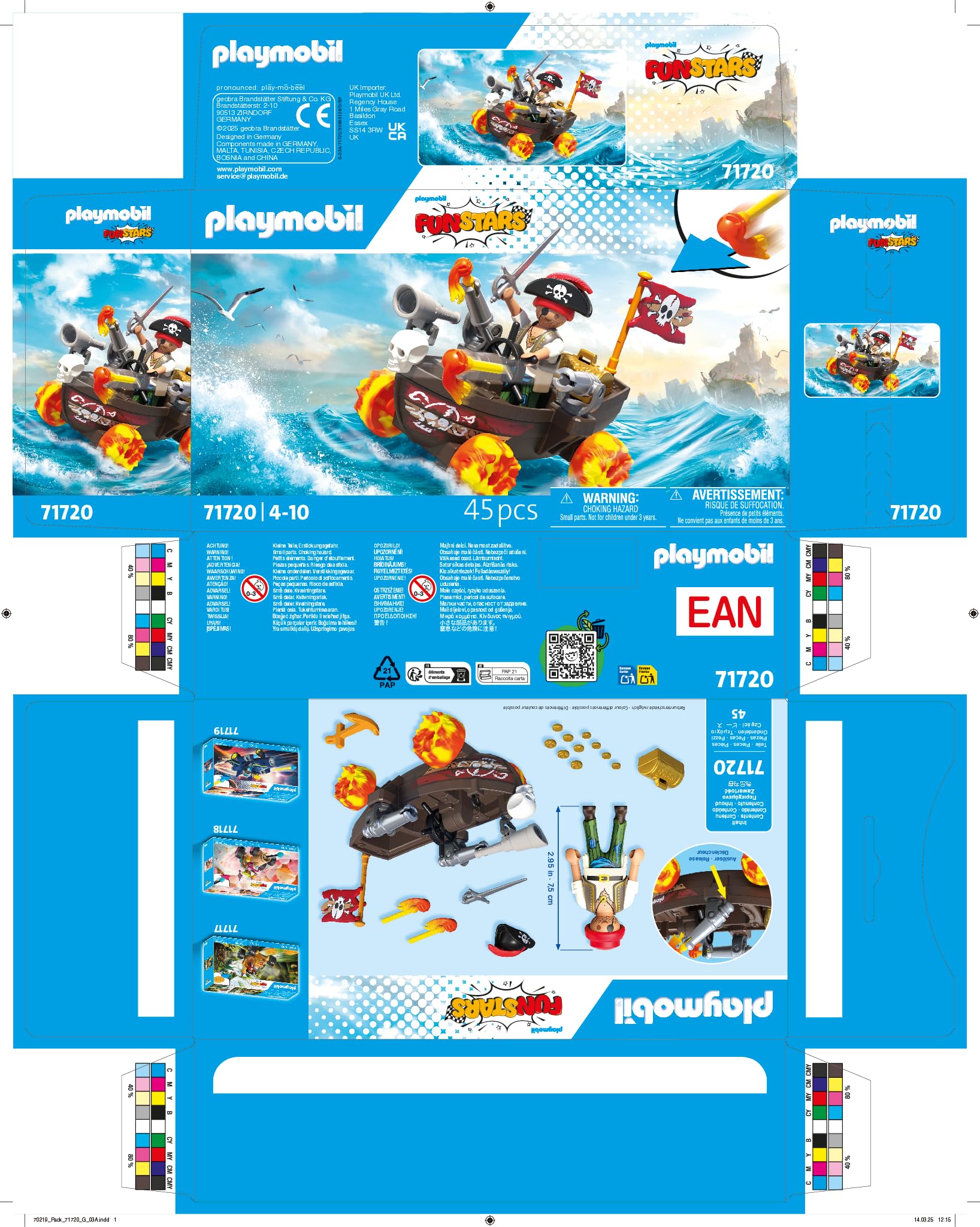 Bateau Pirate Novelmore avec Moteur à Friction et Fonction de Tir – Image 7