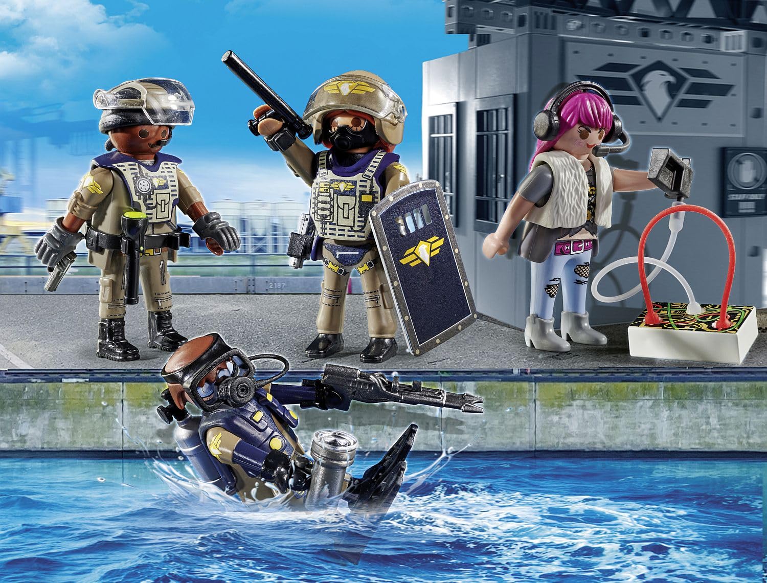 Set City Action Novelmore Equipe des Forces spéciales avec Bandit – Image 3