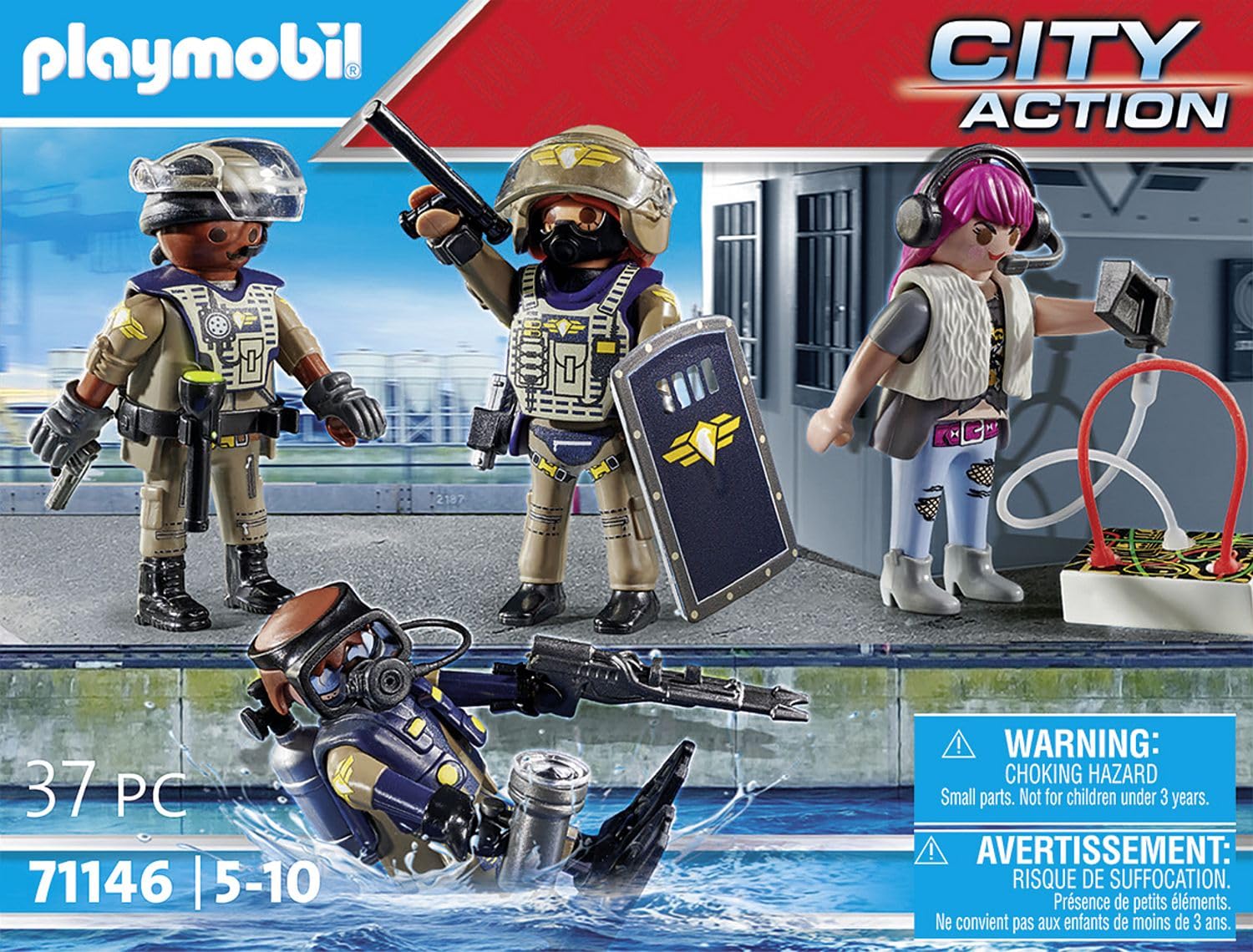 Set City Action Novelmore Equipe des Forces spéciales avec Bandit – Image 4