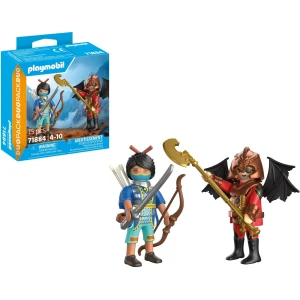 Duo Pack Novelmore Chevalier contre Raider Burnham avec Armes