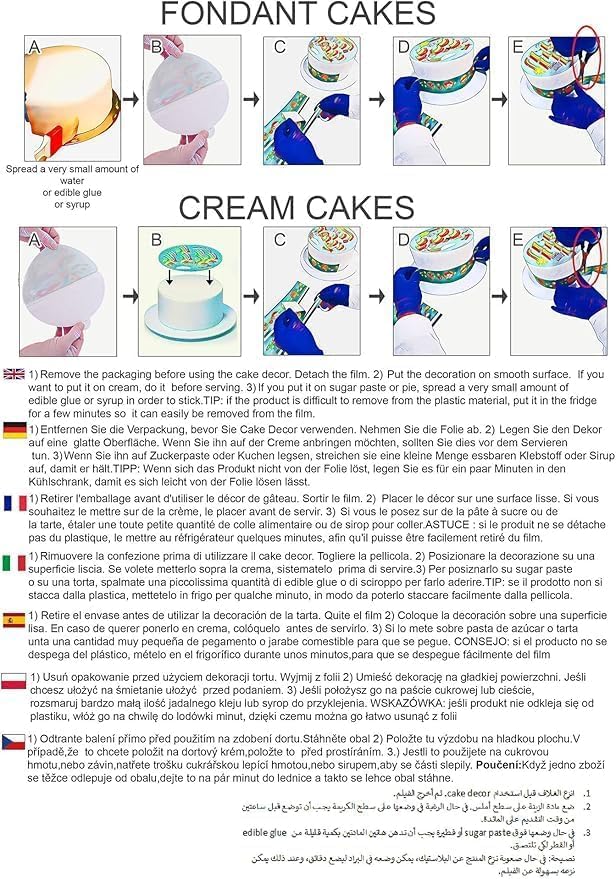 Décoration Gâteau Novelmore avec Figurines en Papier – Image 5