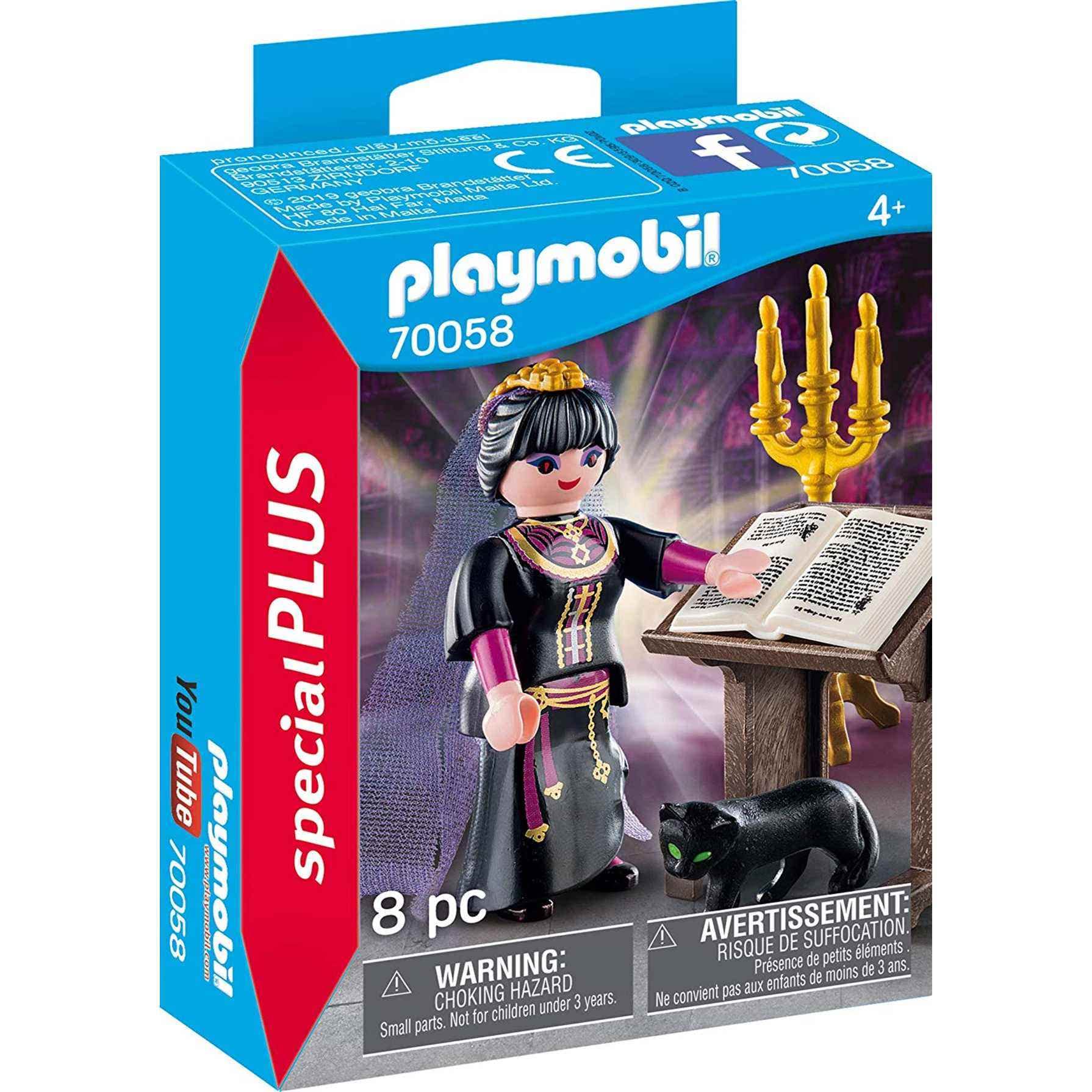 Figurine Novelmore Magicienne et grimoire