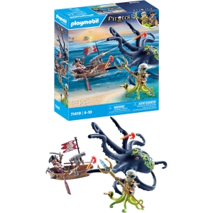 Set Novelmore Pirate avec Pieuvre géante, Deux Personnages et Bateau