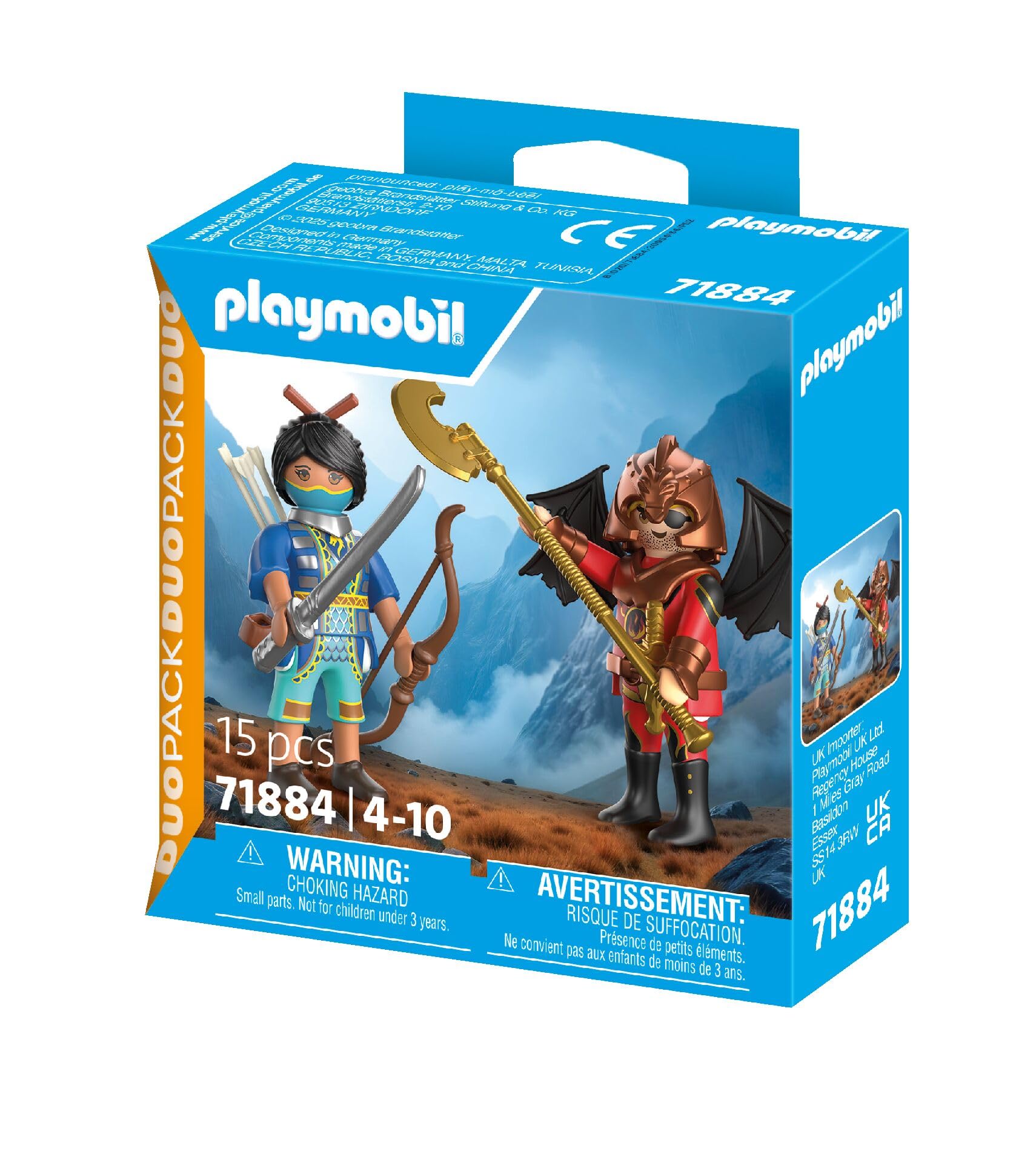 Duo Pack Novelmore Chevalier contre Raider Burnham avec Armes – Image 4